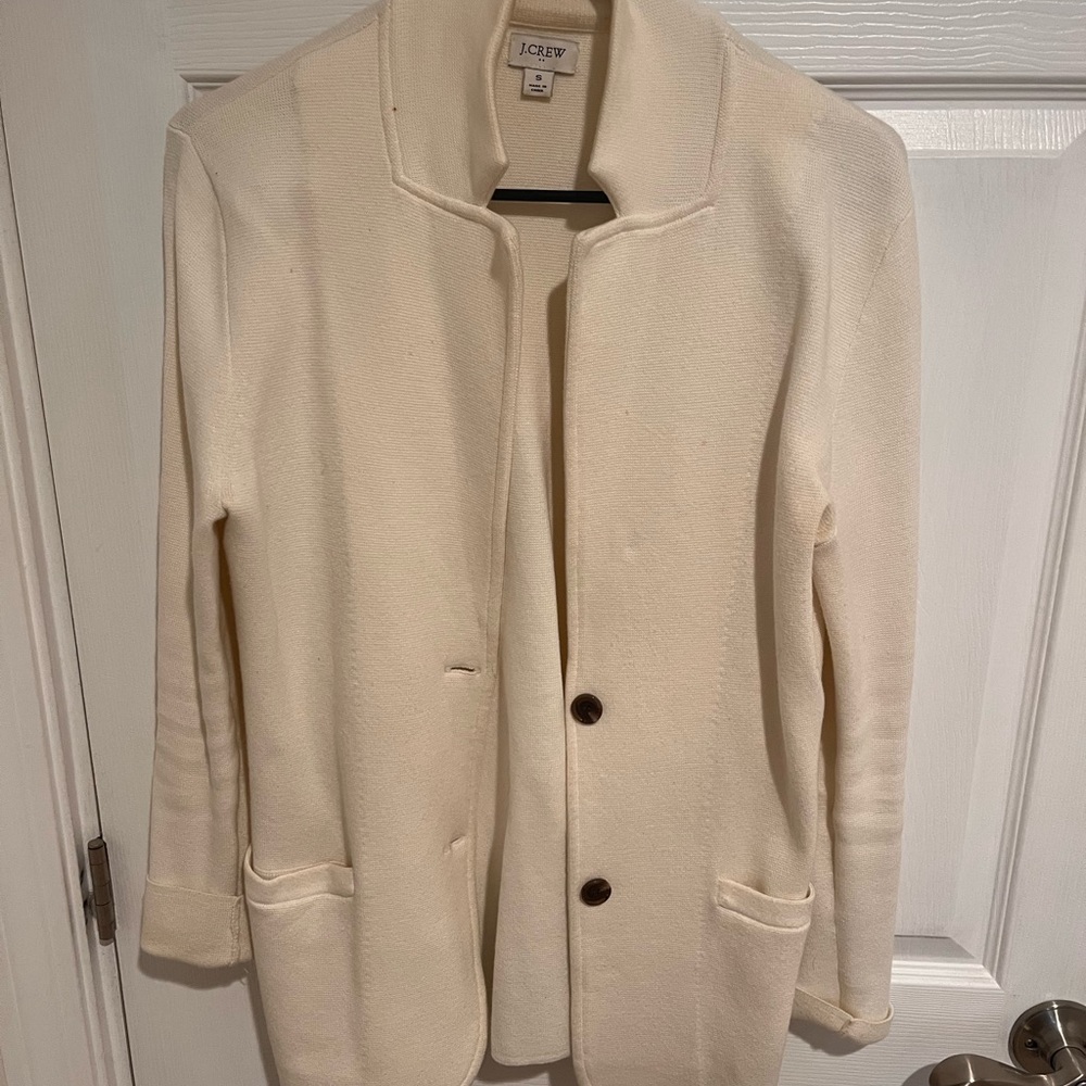 J crew sweater blazer